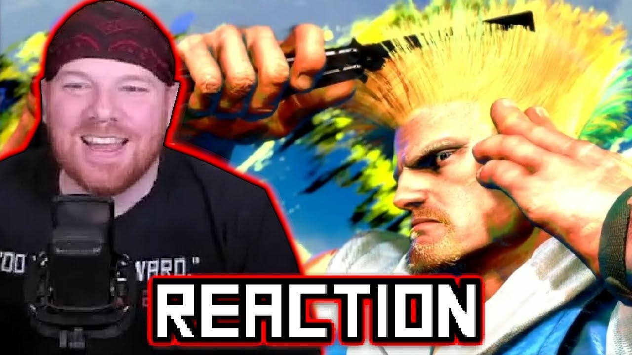 Krimson KB Reacts: GO HOME AND BE A FAMILY MAN!! - Guile Street Fighter 6 Trailer
