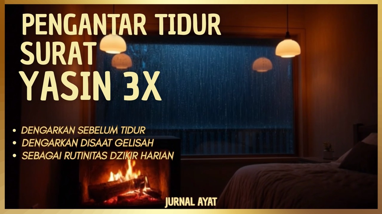 Pengantar Tidur Sebelum Terlelap – Yasin 3x Penenang Jiwa