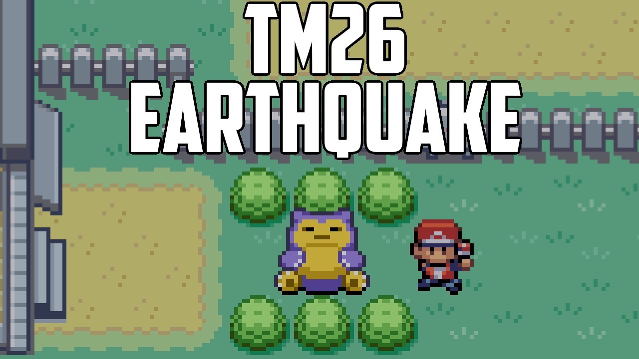 Где найти TM26 Earthquake &mdash; Pok&eacute;mon FireRed и LeafGreen