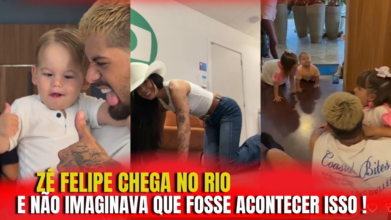ZÉ FELIPE , ANA CASTELA  NO RIO DE JANEIRO E TEVE SURPRESA , ELE NÃO IMAGINAVA O QUE FOSSE ACONTECER