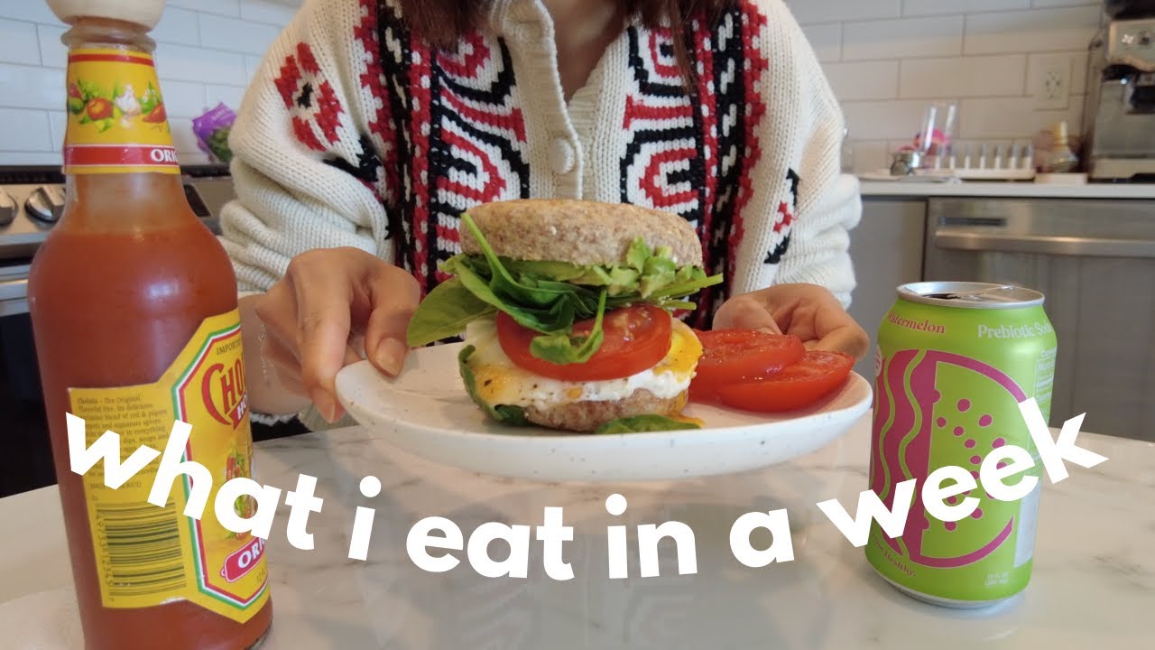 what i eat in a week | korean curry, healthy sausage mcmuffin, steak & caesar salad, chicken nuggets