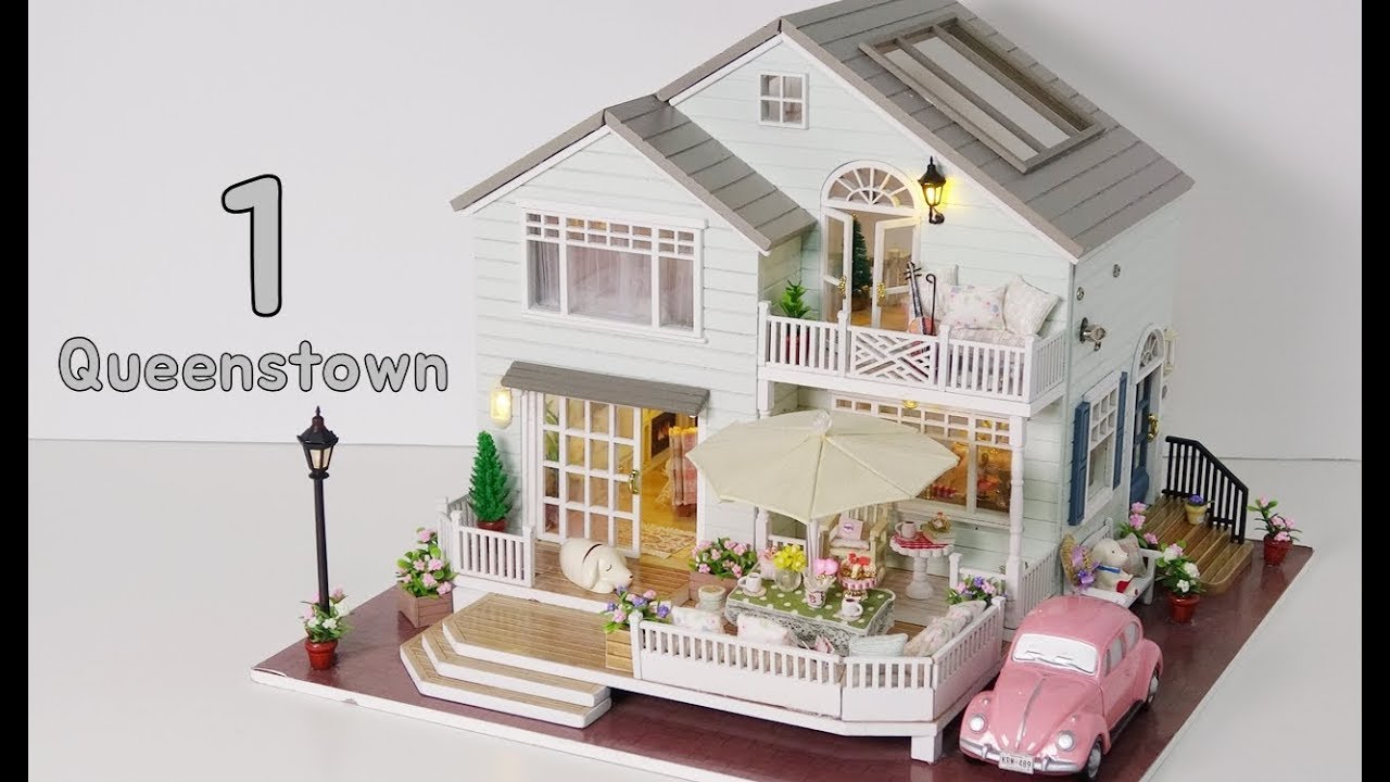 DIY Miniature House Kit * New Zealand Queenstown * 뉴질랜드 퀸스타운 미니어처 하우스 * ミニチュアハウス * 新西兰皇后镇