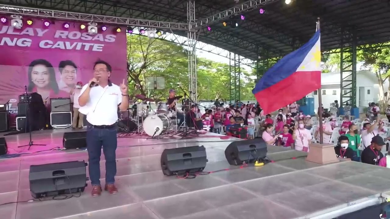 Neri at #CaviteIsPink rally