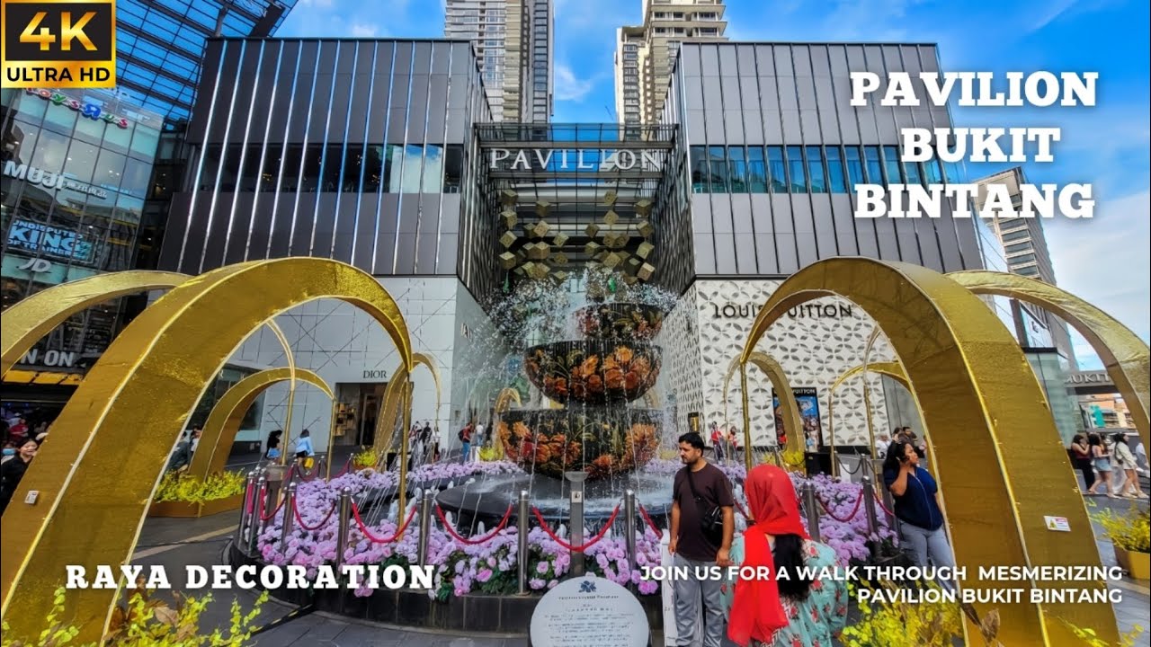 Pavilion Bukit Bintang | Raya Decorations 2025 | Walking Tour {4K HDR}