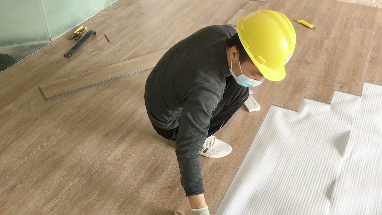SPC stone-plastic floor installation teaching, simple tools are easy to get spc石塑地板安裝教學，簡單工具輕鬆搞定