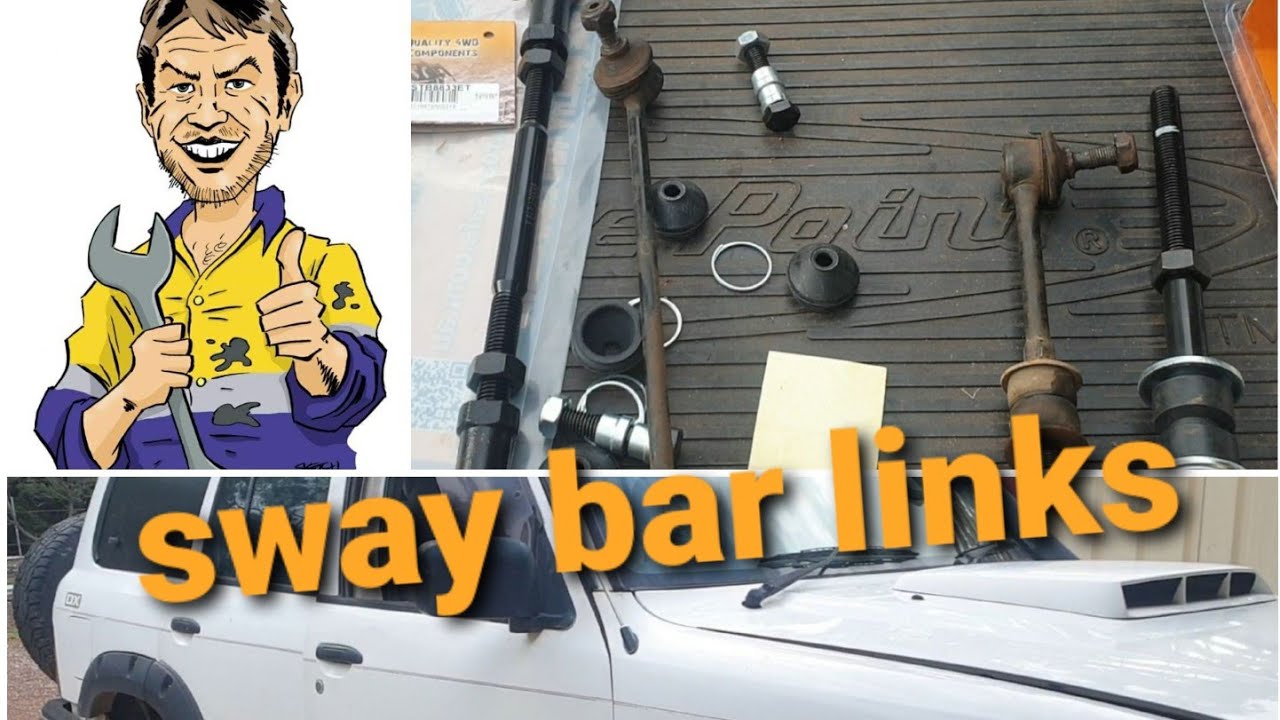 How to fit sway bar links on a GU Patrol