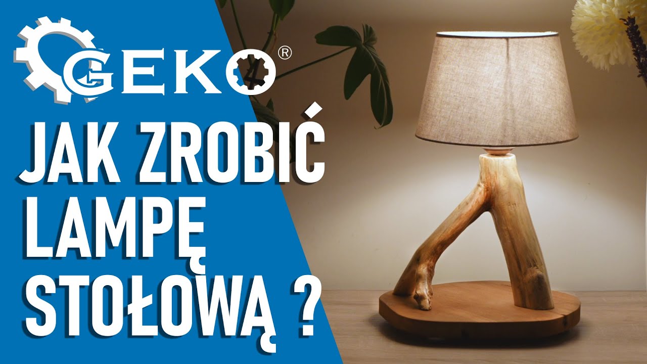 Jak to zrobić ??? Nocna lampa stołowa. ZRÓB TO Z GEKO #tools #diy #woodworking #wood #hobby