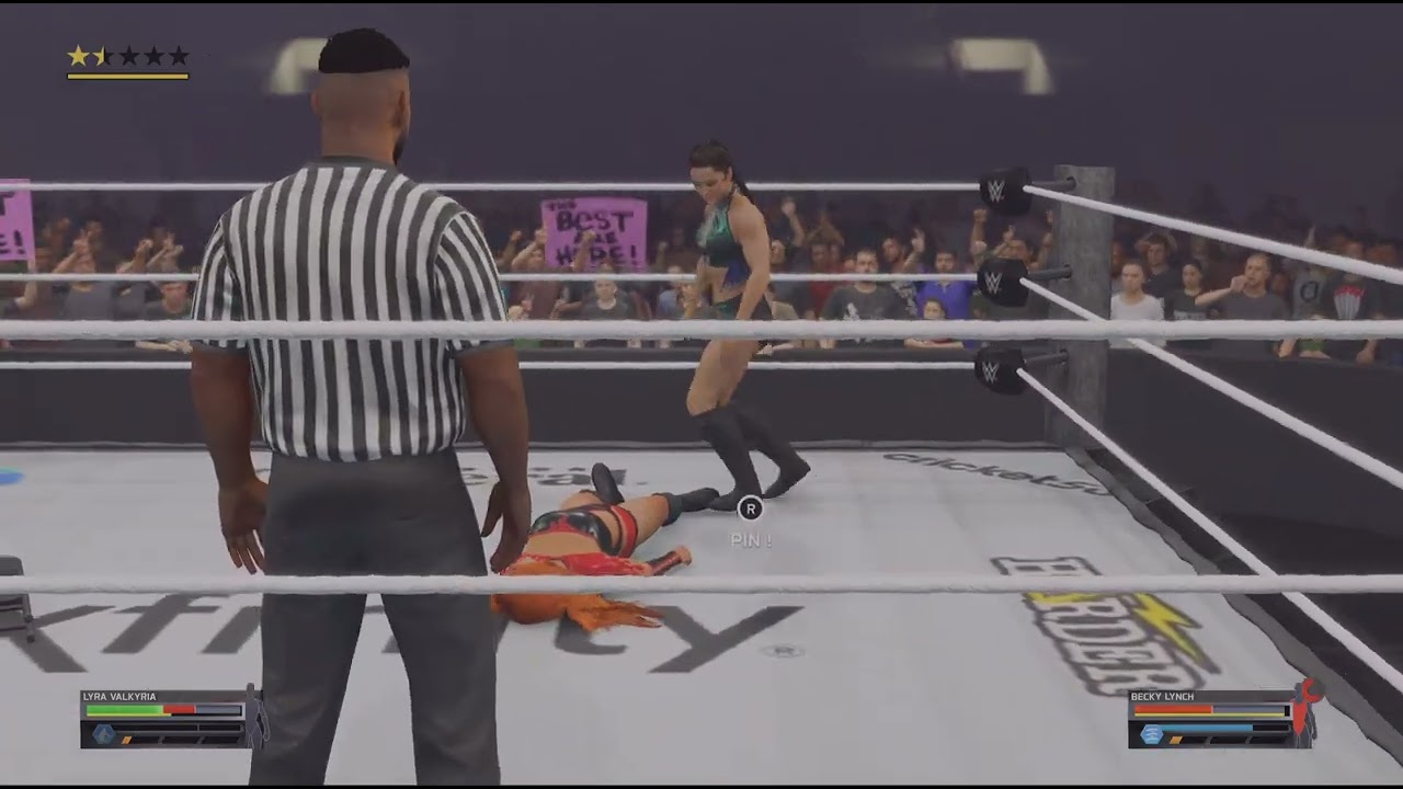 WWE 2K25 Lyra Valkyria vs Becky Lynch