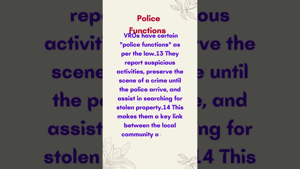 VRO Police Functions Explained | Case Law: State of Andhra Pradesh vs A. Babu