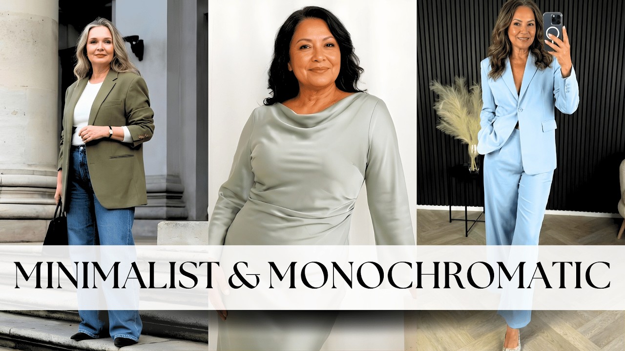 The Minimalist Monochrome Formula Elegant Women Over 60 Use