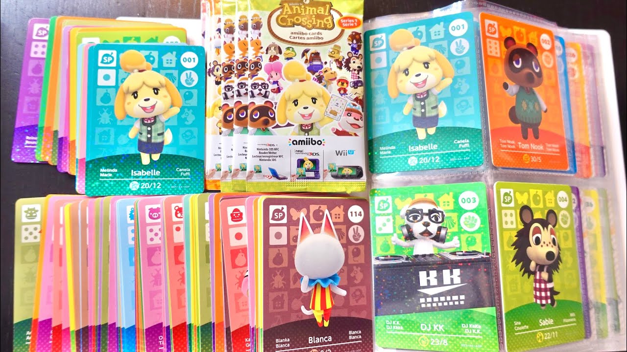 Ma collection de cartes Amiibo Animal Crossing : le grand tri après les ouvertures