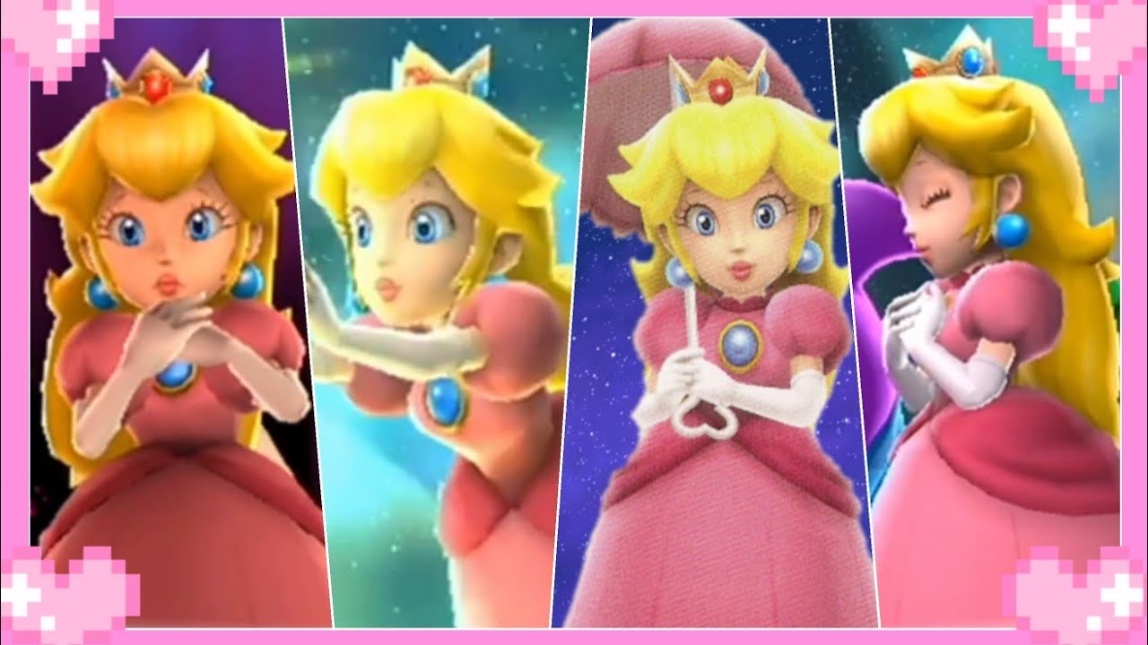 💗Super Mario Galaxy 2 (all peach scenes) 🌟
