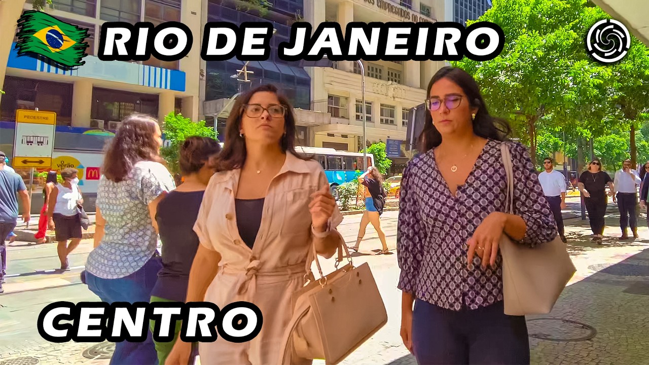 🇧🇷 Walking in Downtown Rio de Janeiro — Brazil 【 4K UHD 】March, 2022