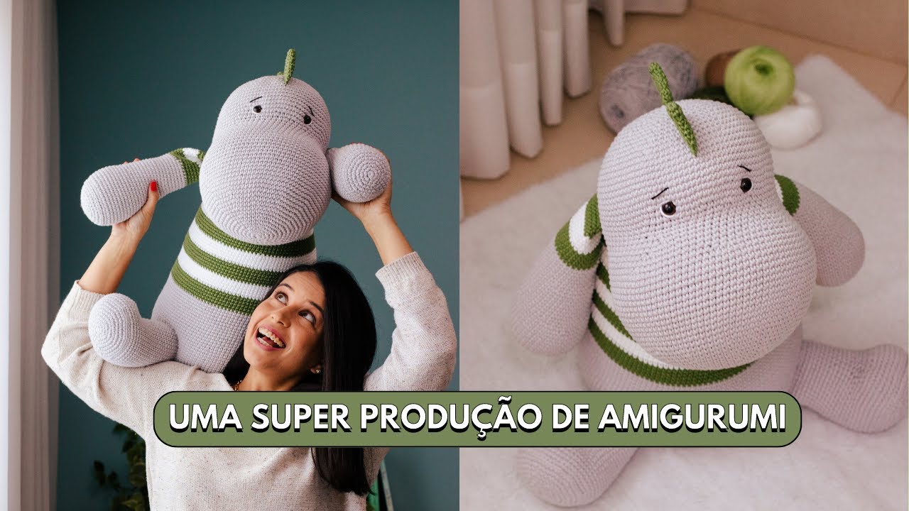 PRODUÇÃO DO MAIOR AMIGURUMI DA MINHA VIDA