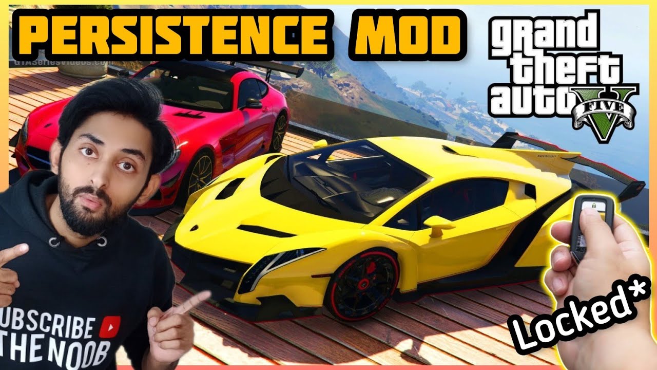 How to Install Persistence Mod in GTA 5 | Save, Lock & Unlock Vehicles in GTA 5 MODS 2023 HINDI/URDU