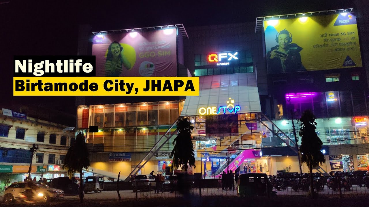 Birtamode City - Virtual Walking Tour 2022 - Nightlife Jhapa NEPAL