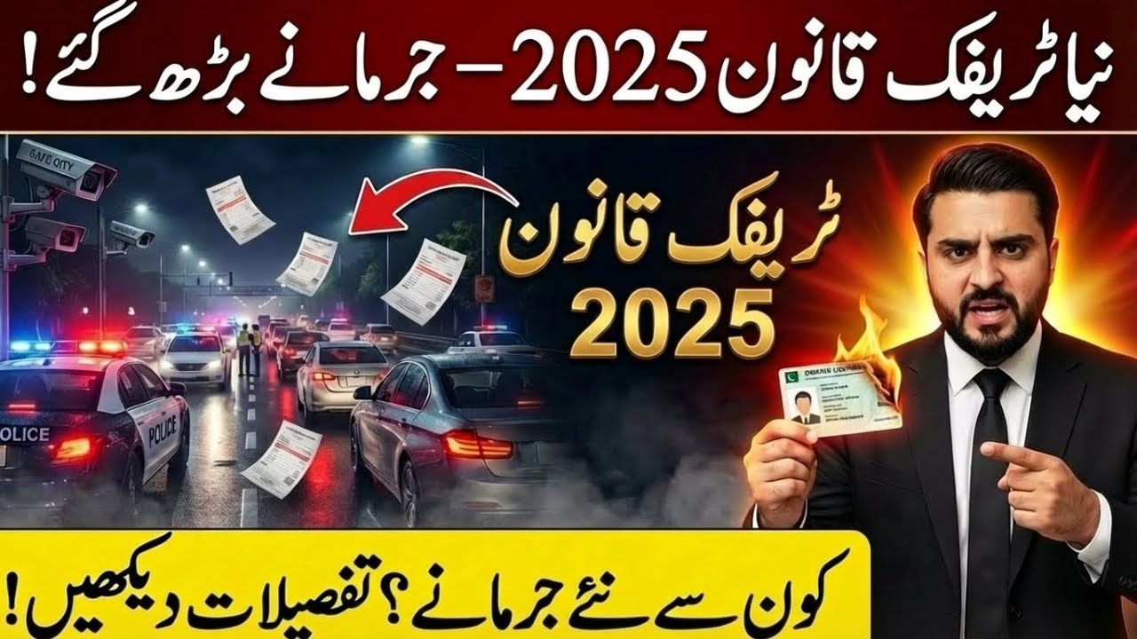 Traffic Ordinance 2025 Punjab | New Fines, E-Challan System & Updated Traffic Rules