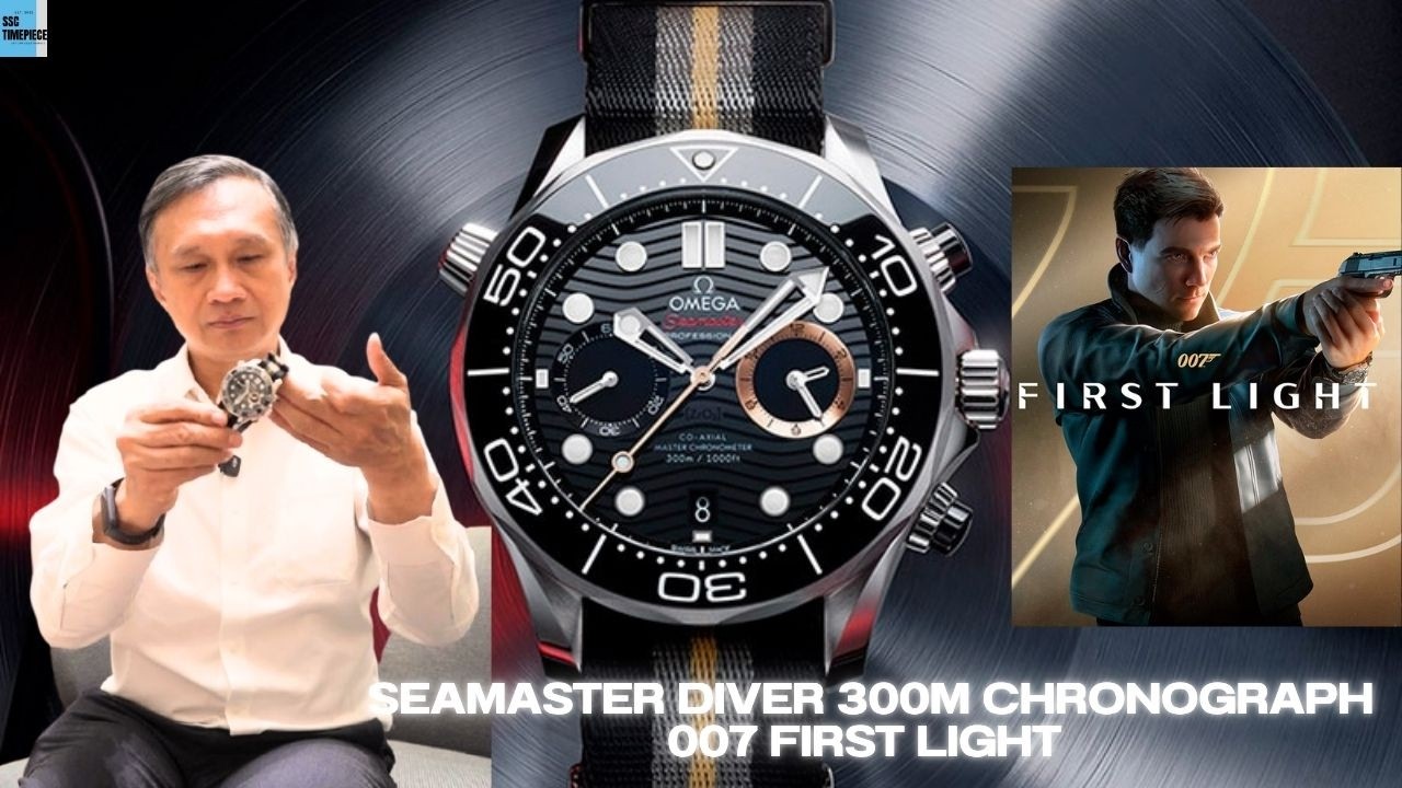 007 First Light น่าสนใจแค่ไหน Diver 300M Chronograph 007 First Light Omega รุ่นแรกที่สร้างขึ้นจากเกม