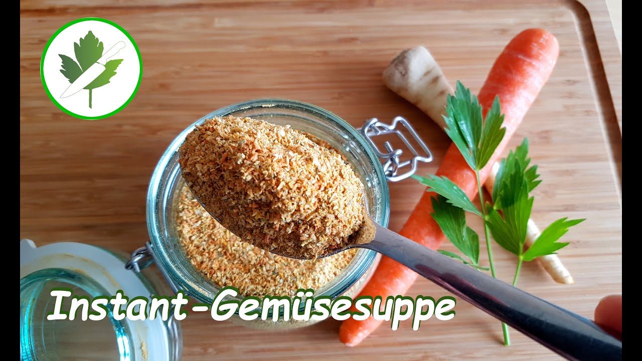 Instant Gemüsebrühe selber machen / Gemüsesuppe als Pulver