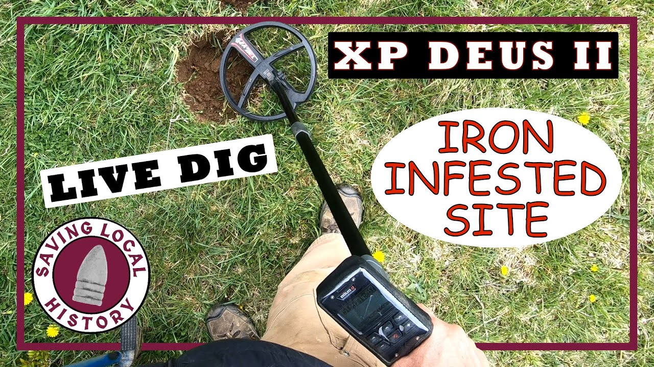 XP Deus II [LIVE DIG] Relic Hunting on an {Iron Infested Site}