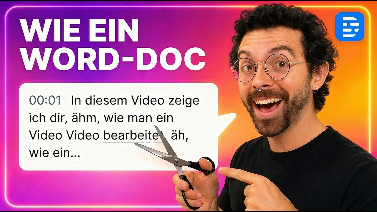 Nie wieder mühsam schneiden! Videos bearbeiten per Text-Editor