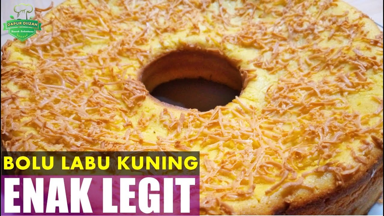RAHASIA BOLU LABU KUNING LEMBUT, MANIS PAS & ANTI GAGAL!