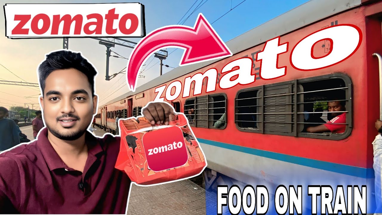Zomato food delivery in train || How to Food Order in train from zomato 2025 #zomato 