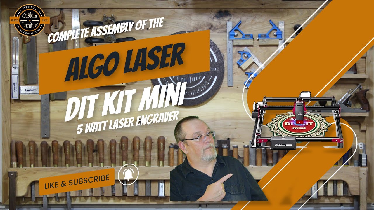 The Algo Laser DIY KIT MINI Laser Engraver:  