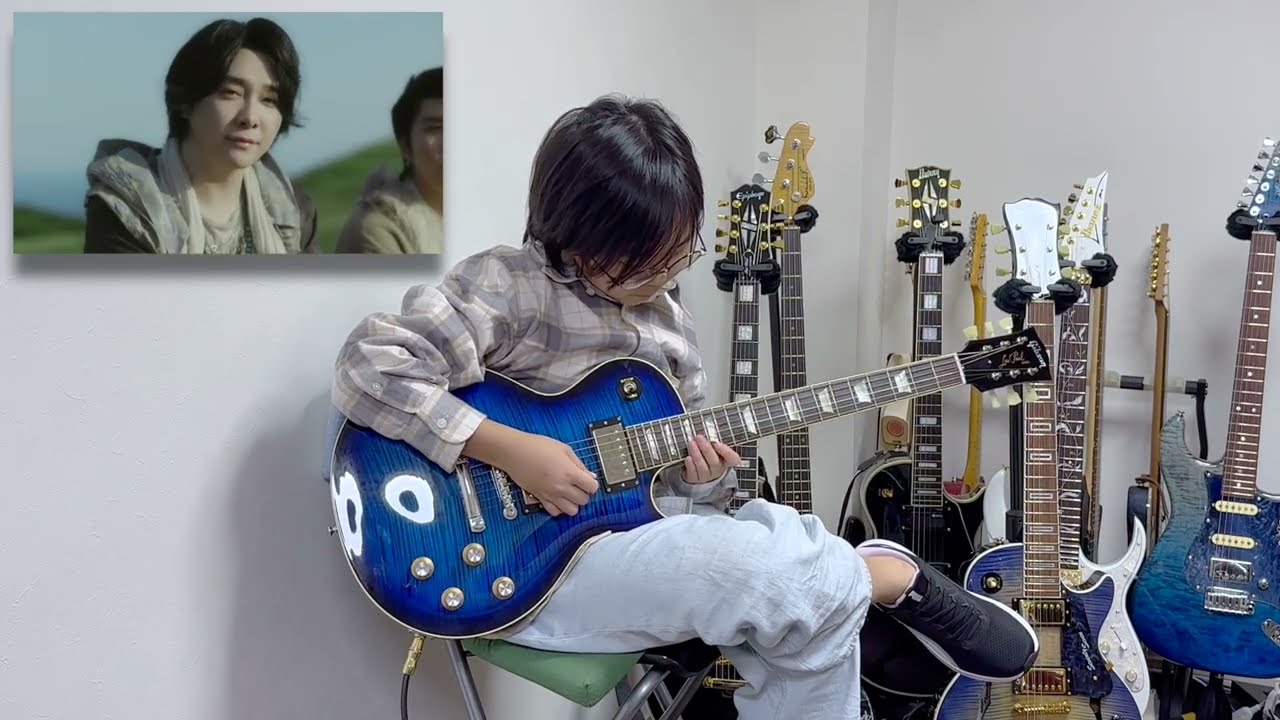 lulu. Mrs. GREEN APPLE ギター弾いてみた (１番まで) #guitarcover #guitarcover #演奏してみた #ミセスグリーンアップル #小学生