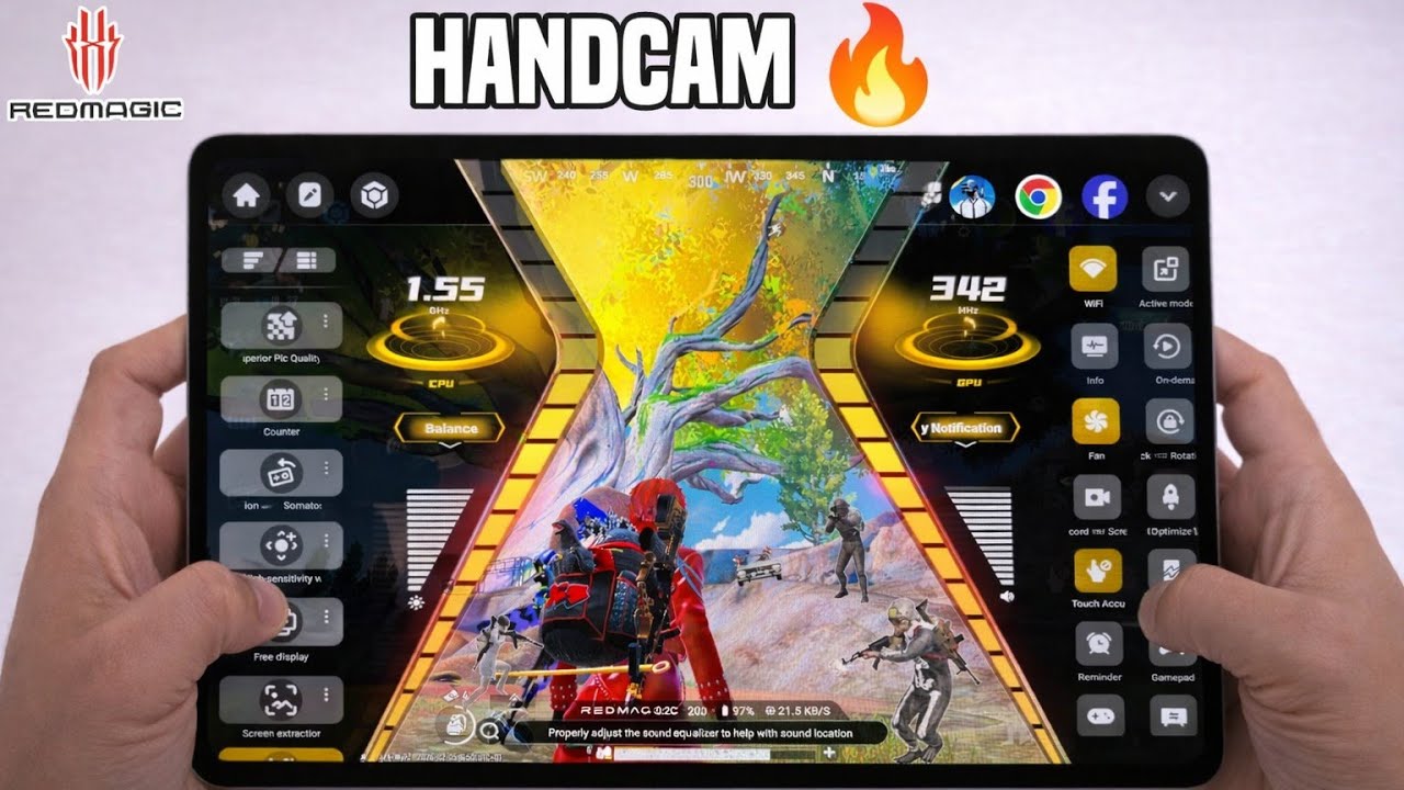 REDMAGIC ASTRA TABLET GAMING TEST! 240 FPS PUBG SENSİVİTY AND CONTROL CODE? 🤩🔥