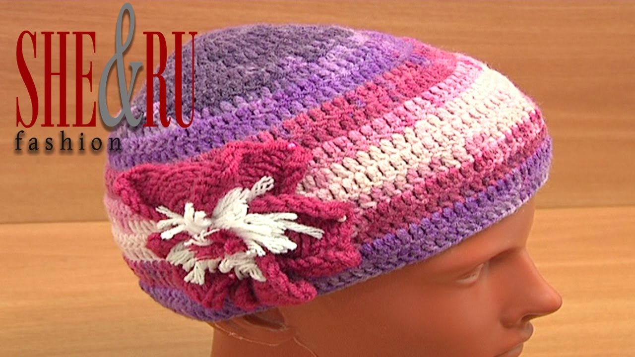 How to Make Simple Crochet Hat Tutorial 2 part 1 of 3