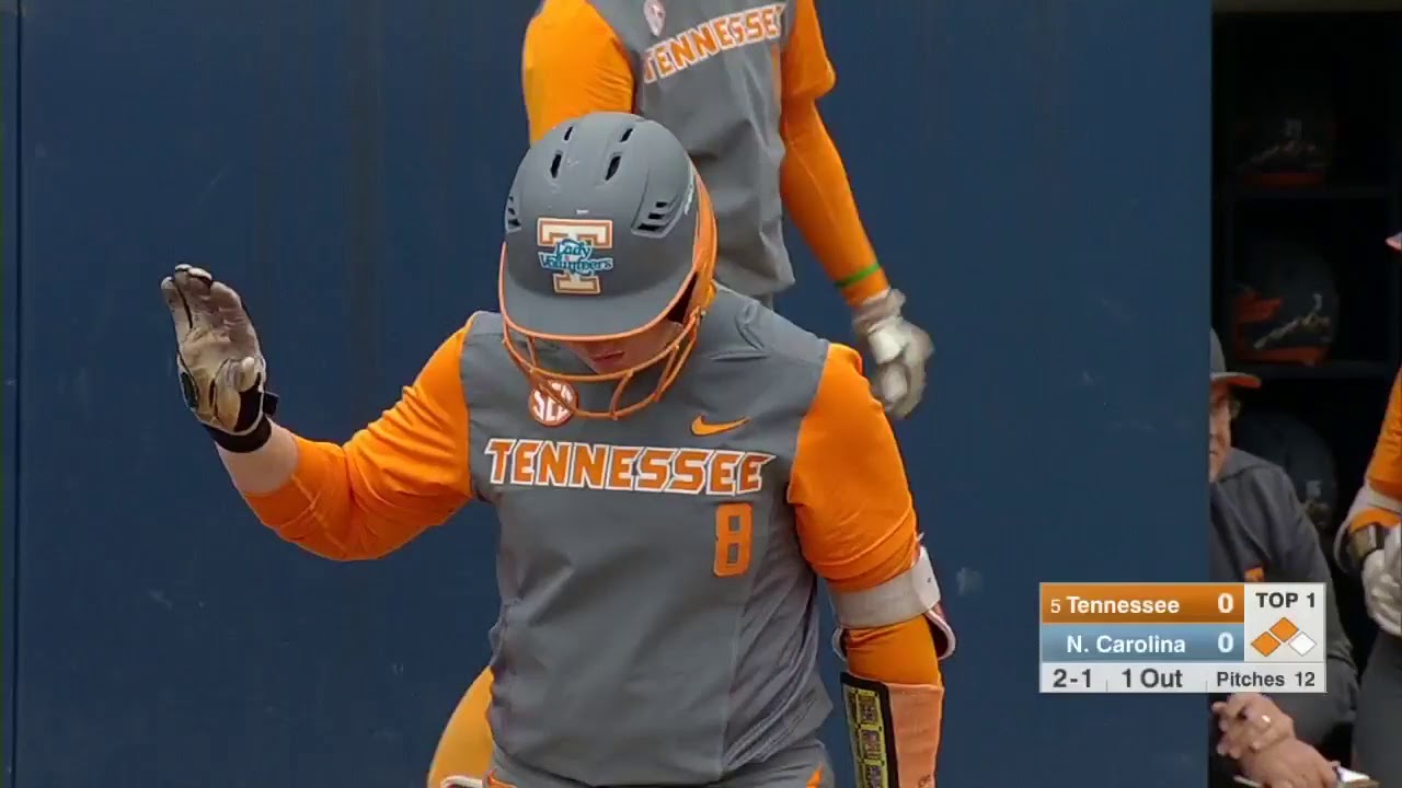 NCAA Softball 2019 : #5 Tennessee vs  North Carolina Mar 20
