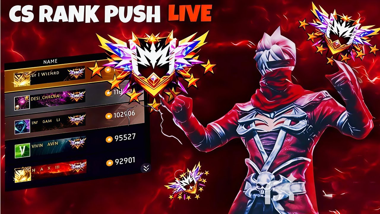 🔴[Live Free Fire New Rank Season Rank Push Live !! || MOBILE GAME PLAY || Zaheer FF is live!