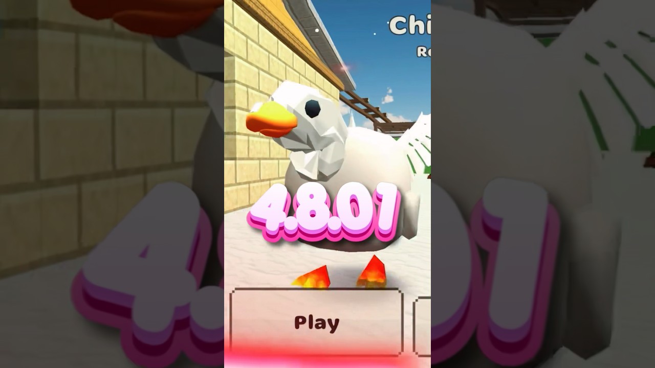 😱 New Swan Skin In Chicken Gun 4.8.01 || #chickengun #чикенган #shorts