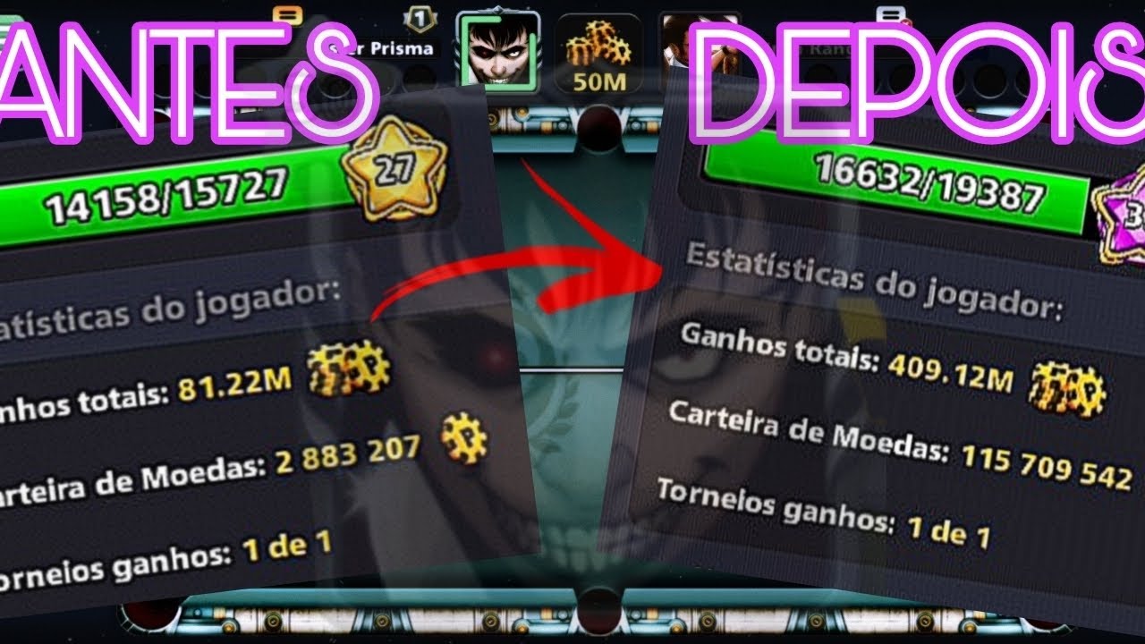 De 0 a 1 BILHÃO de fichas!!! Parte #2   #8ballpool