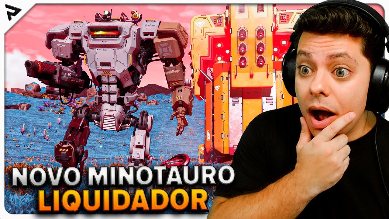 NOVA ARMADURA DO MINOTAURO COM I.A E LANÇA CHAMAS - NO MAN'S SKY