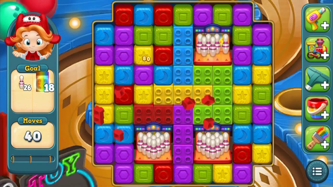 Toy Blast Level 180 fail in FULL HD 4K
