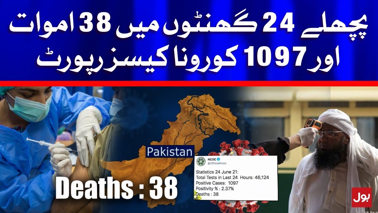 Coronavirus Live Updates Today | COVID-19 News Pakistan | 24 June 2021