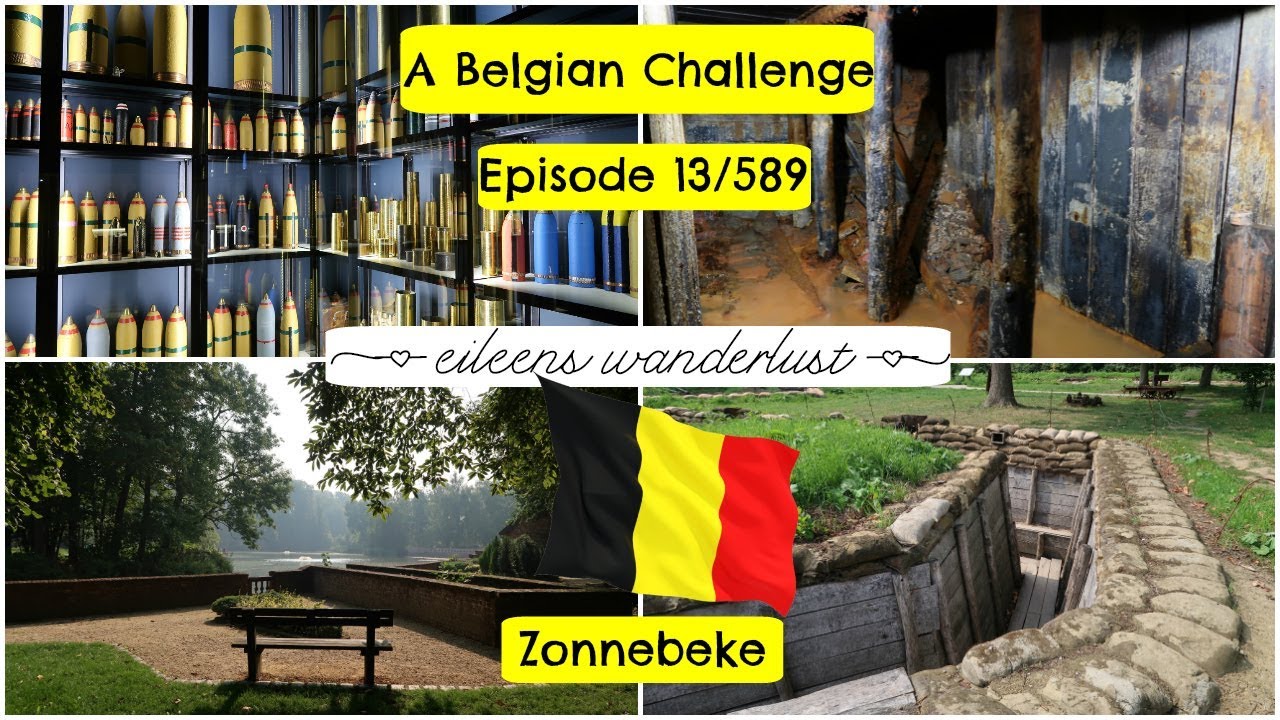 Visit Belgium -  13/589 &ndash; Zonnebeke -  World War 1, Dugout, Passchendaele & Tyne Cot Cemetery