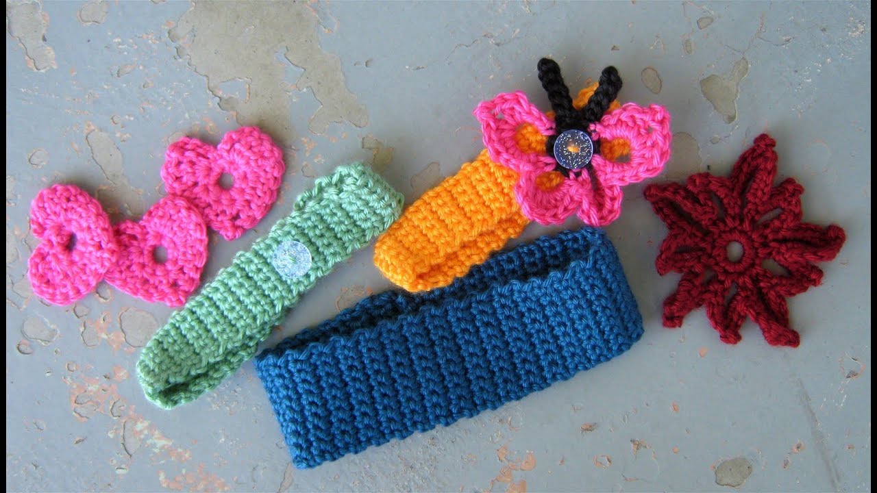 How to crochet a basic headband or hairband, easy