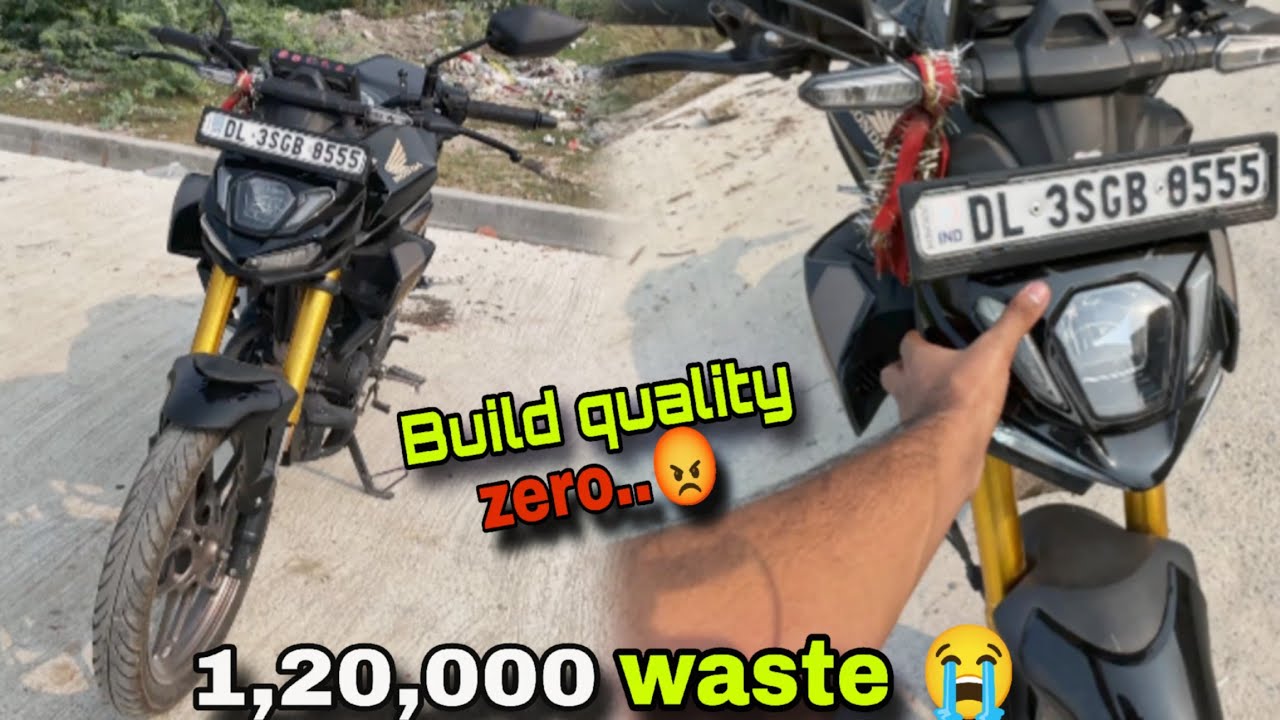 Honda Hornet CB125 Build quality zero 😡ll waste of money 😭ll #honda #hondacb125 #vlog #motovlog 