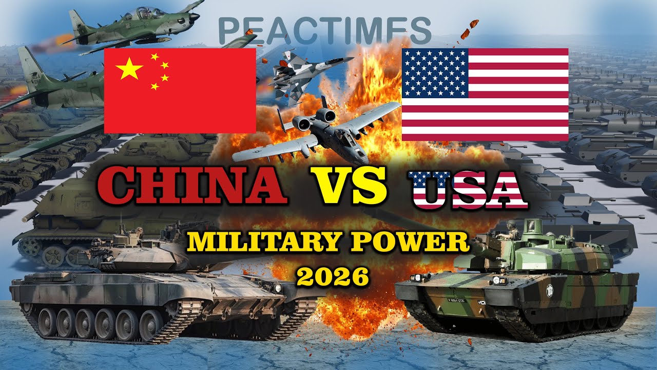 CHINA VS USA Military Power Comparison 2026