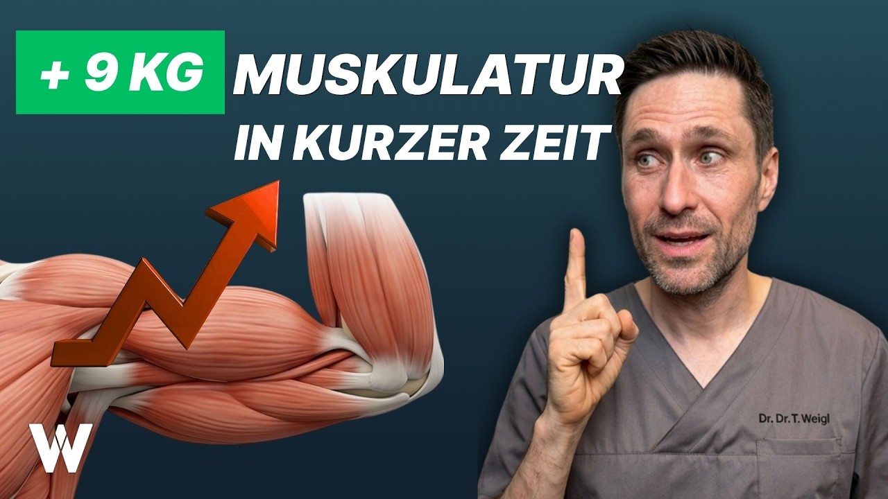 Der schnellste Weg, um 9 kg Muskelmasse aufzubauen