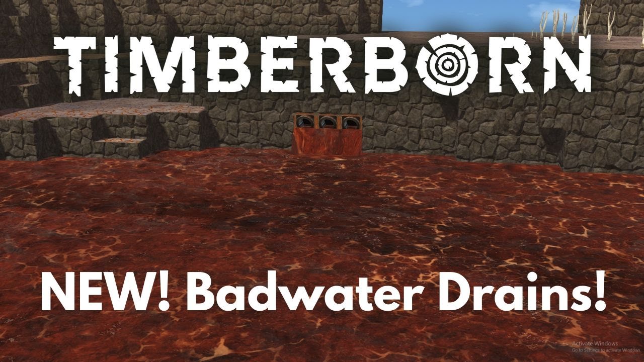 BADTIDE Drains! - Timberborn New Update!