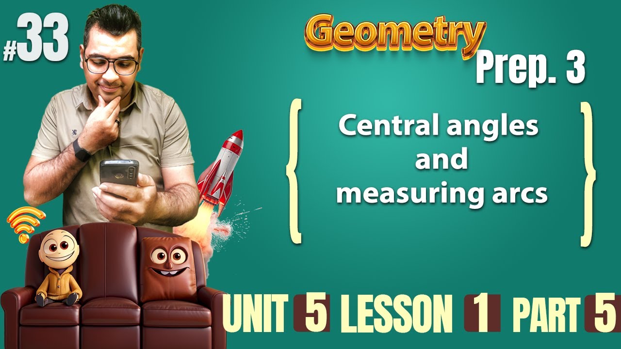 prep 3  | Geometry | Central angles  and measuring arcs