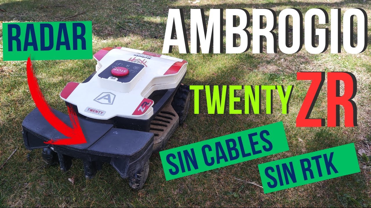 Ambrogio Twenty ZR | Robot Sin Instalación | Sistema Radar