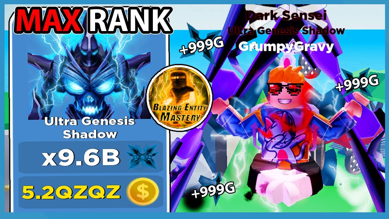 Я разблокировал мастерство пылающей сущности в Roblox Ninja Legends
