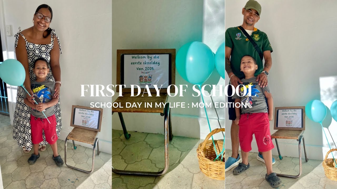 VLOG : Luca’s First Day of School + a Glimpse of our new mornings | Breakfast Date + Mom life 