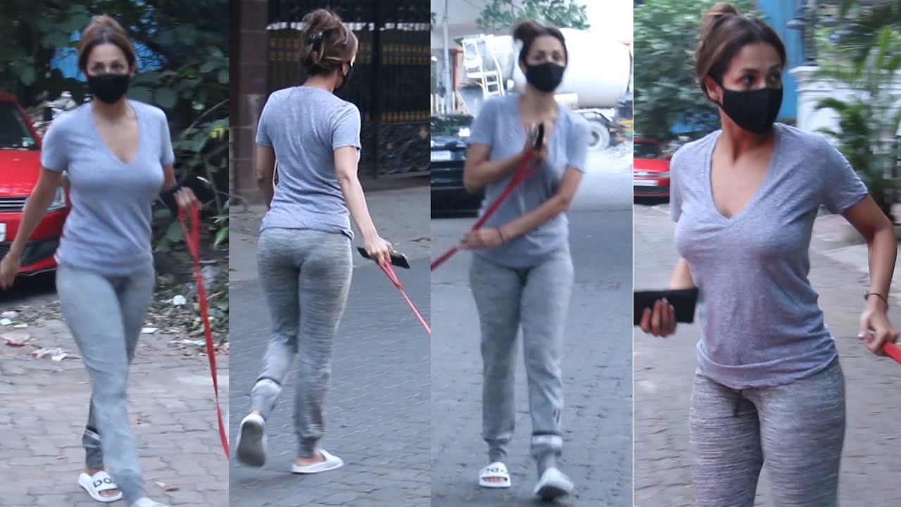 Malaika And Arora Dog Morning Walk Snapped By Media After Yoga Session | YO YO HUNGAMA