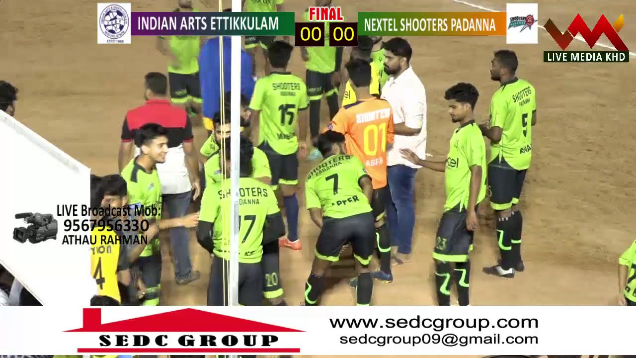 INDIAN ARTS ETTIKKULAM V/S NEXTEL SHOOTERS PADANNA - ASPIRE CITY , KANHAGAD - 07/03/2020